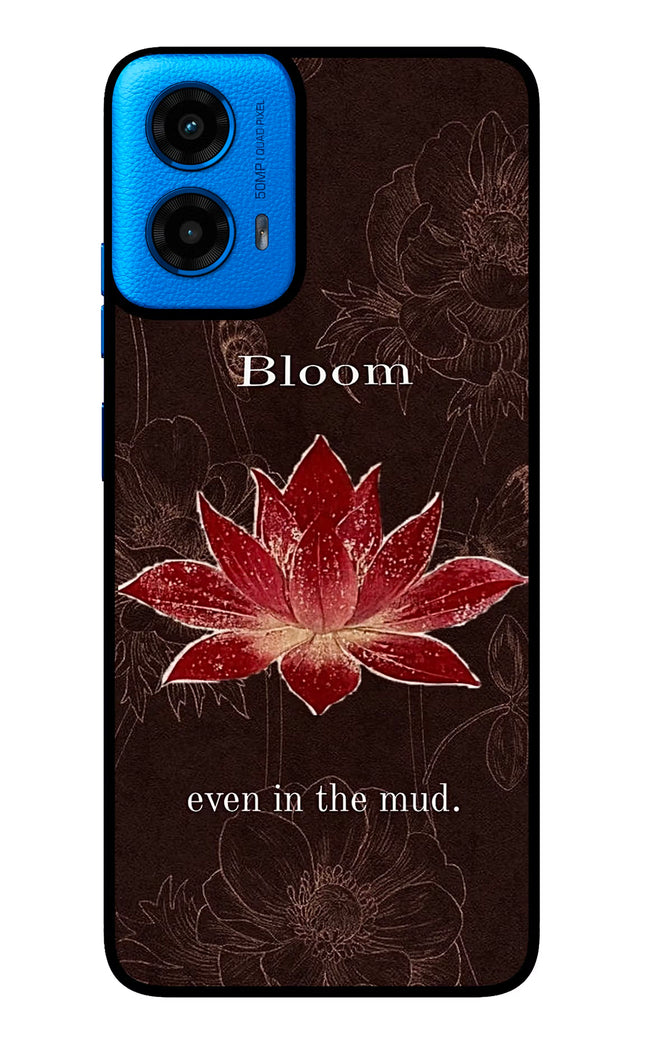 Bloom Moto G45 Glass Case Back Cover by Casekaro