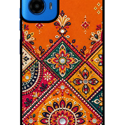 Kutch Glow Moto G45 Glass Case