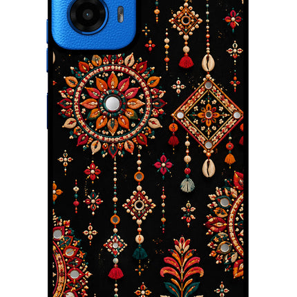 Boho Noir Moto G45 Glass Case