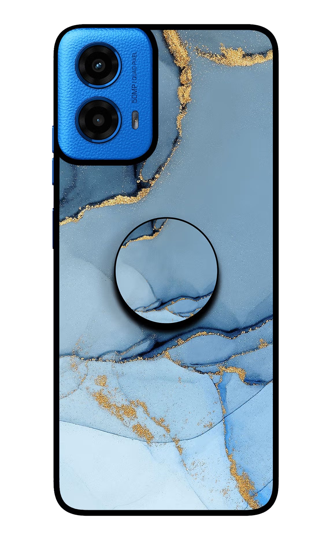 Blue Marble Moto G45 Pop Case by Casekaro