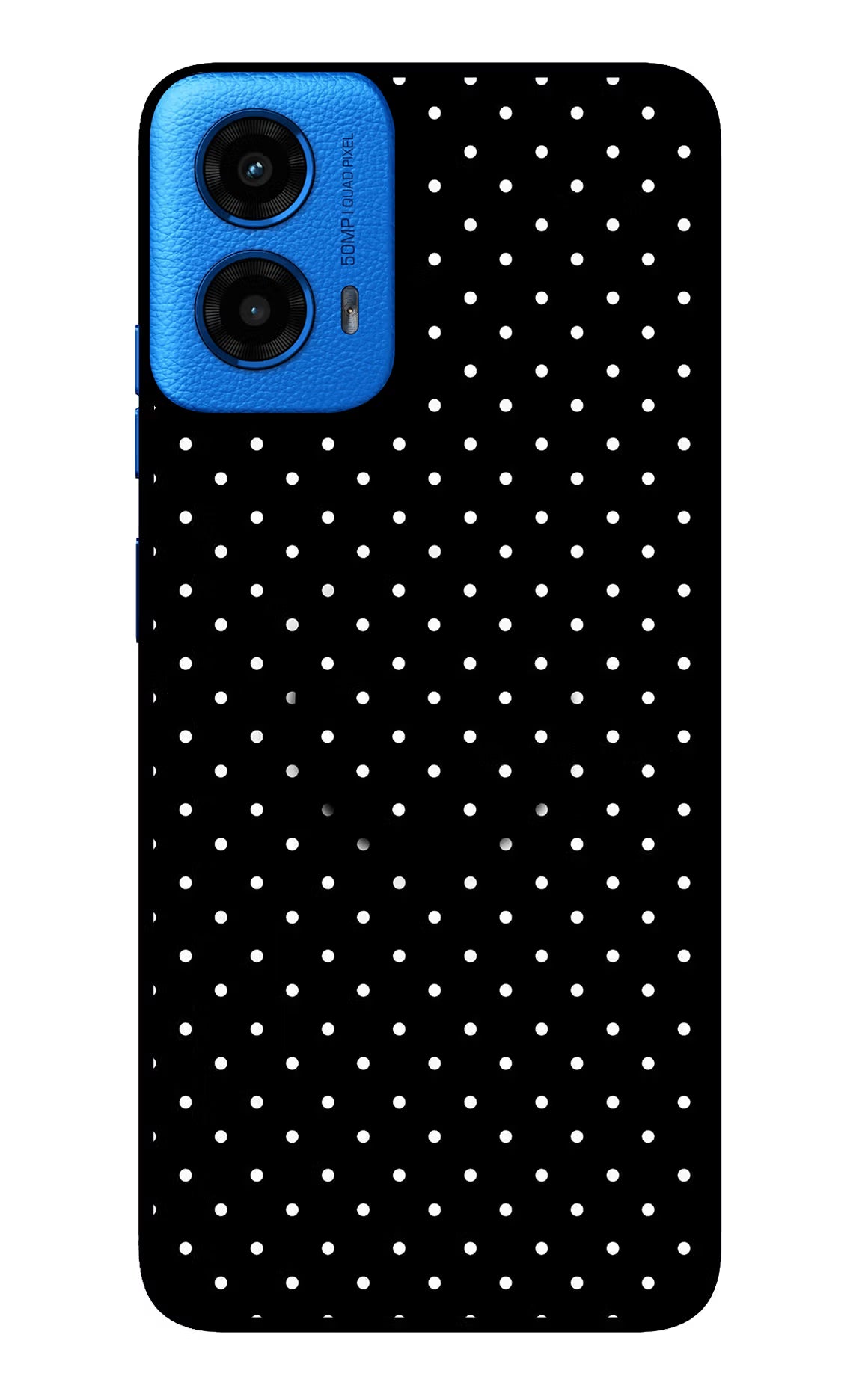White Dots Moto G45 Pop Case by Casekaro