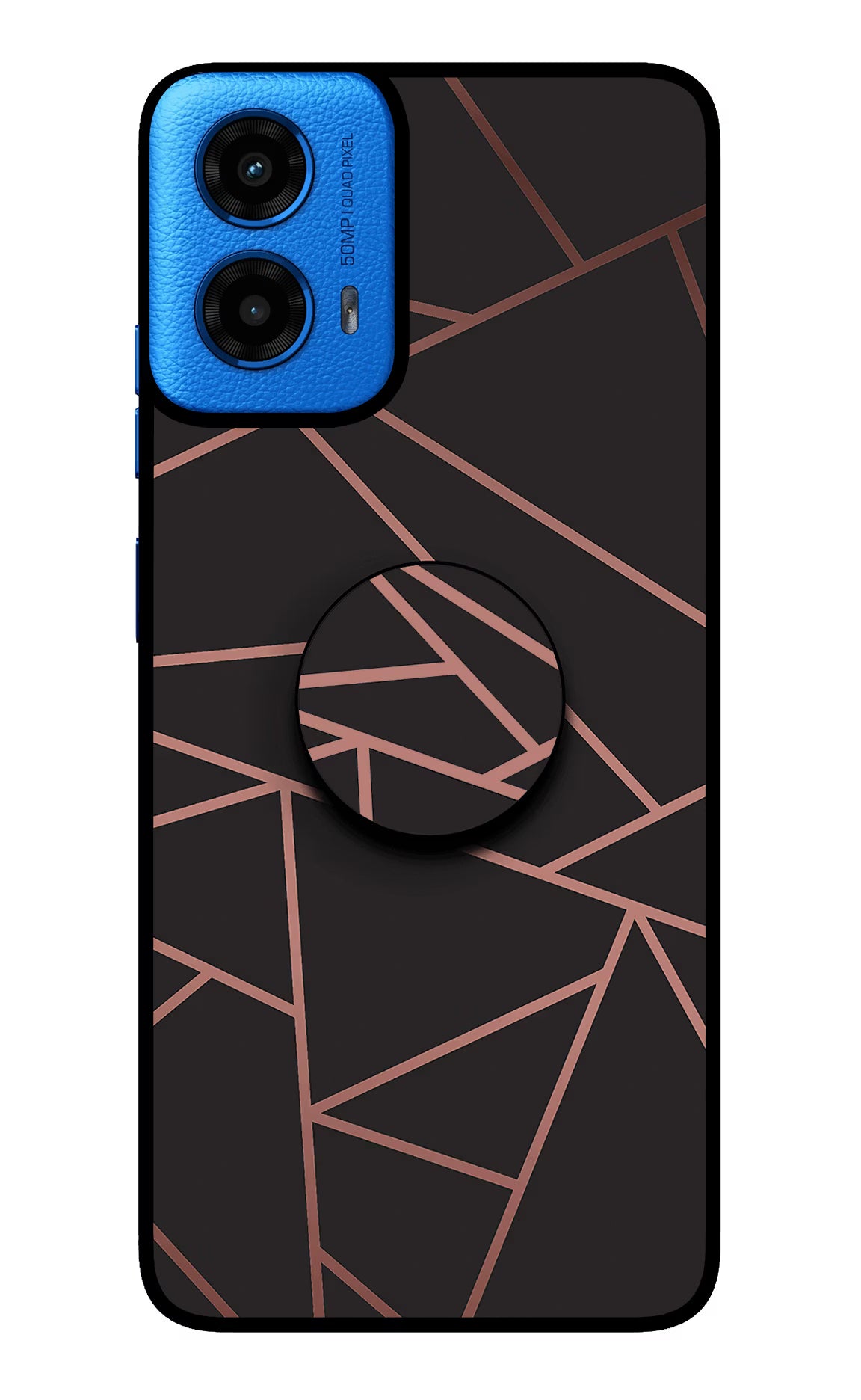 Geometric Pattern Moto G45 Pop Case by Casekaro