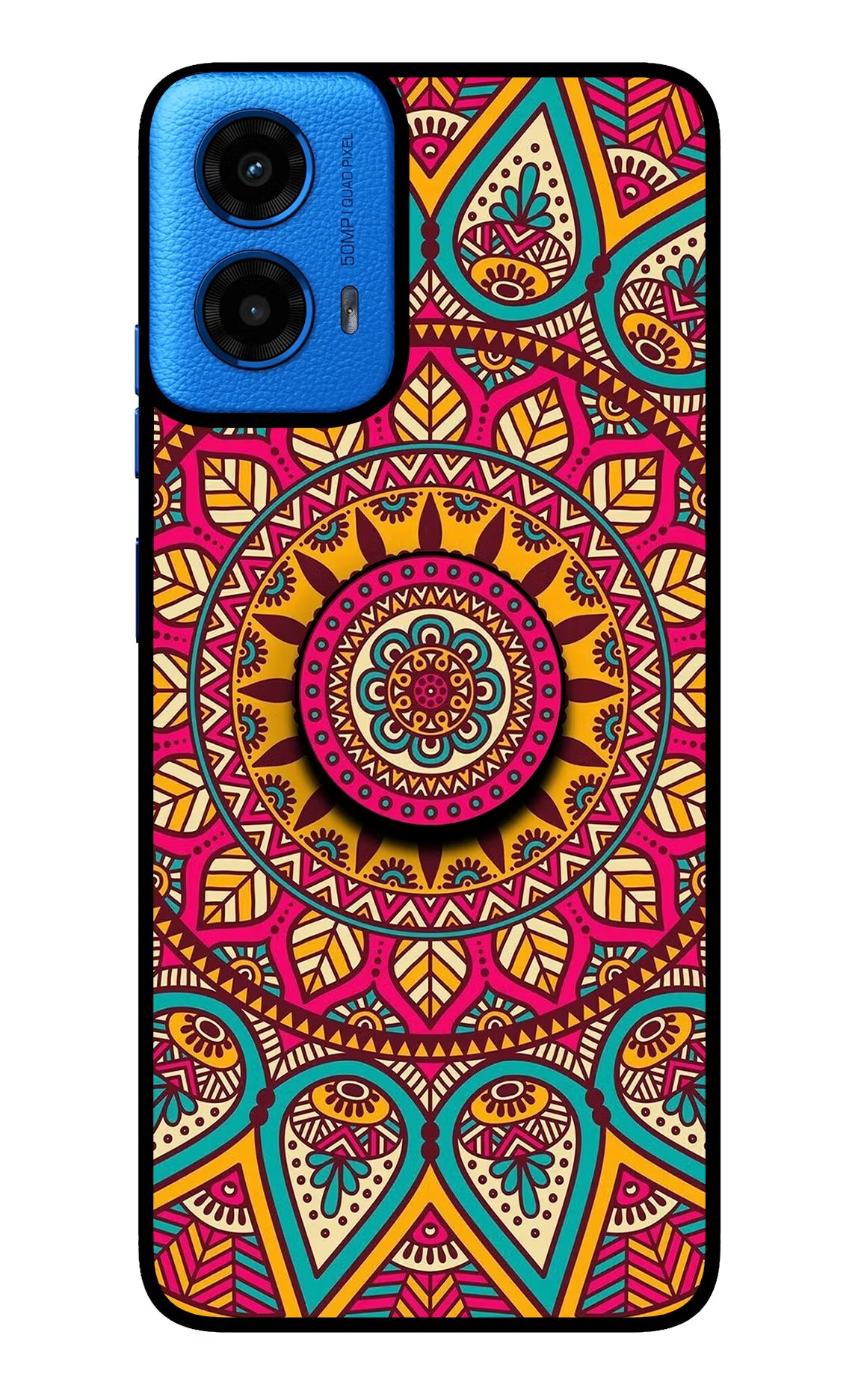 Mandala Moto G45 Pop Case by Casekaro