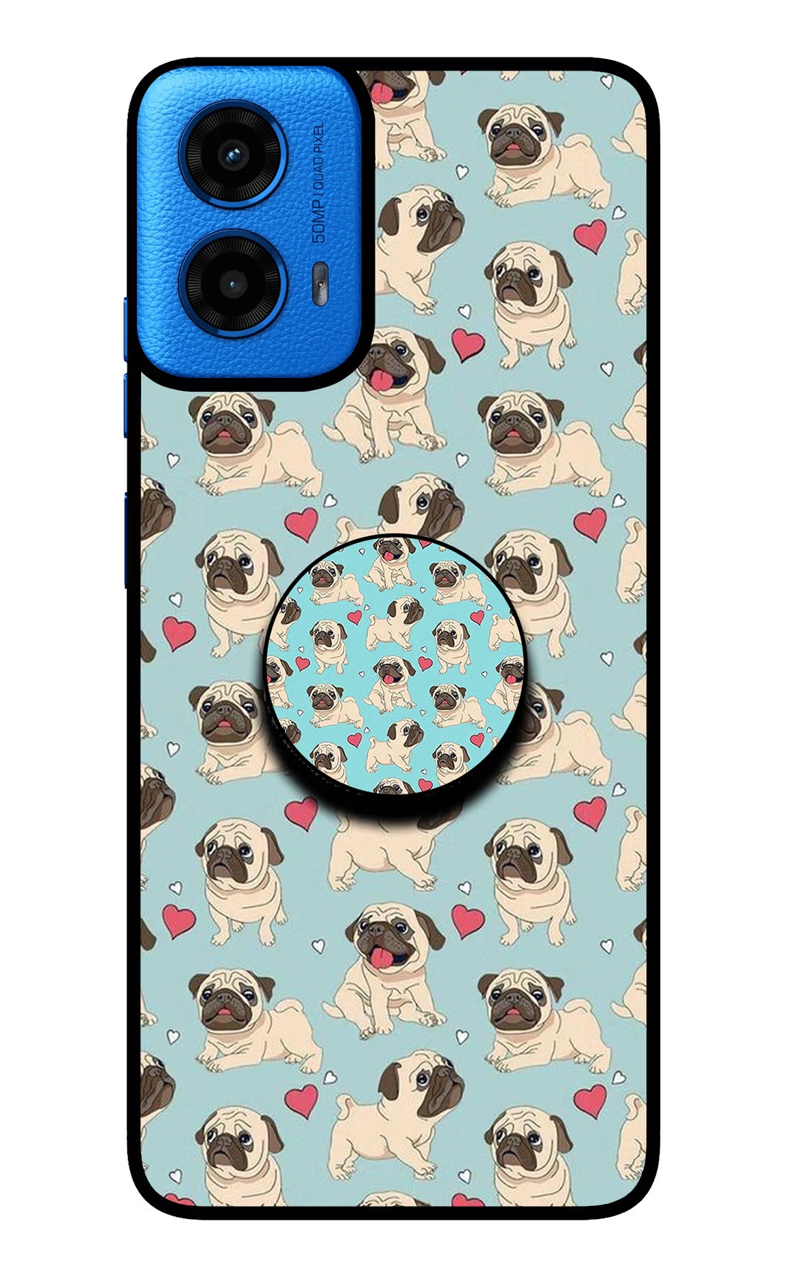 Pug Dog Moto G45 Pop Case by Casekaro