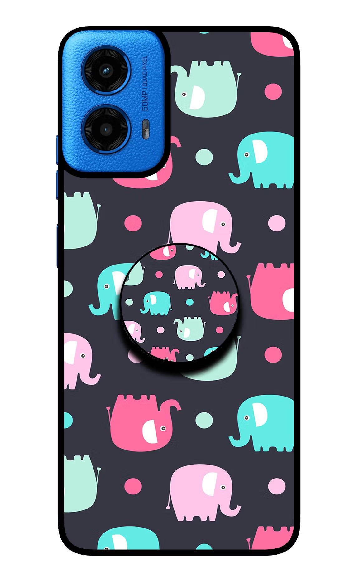 Baby Elephants Moto G45 Pop Case by Casekaro
