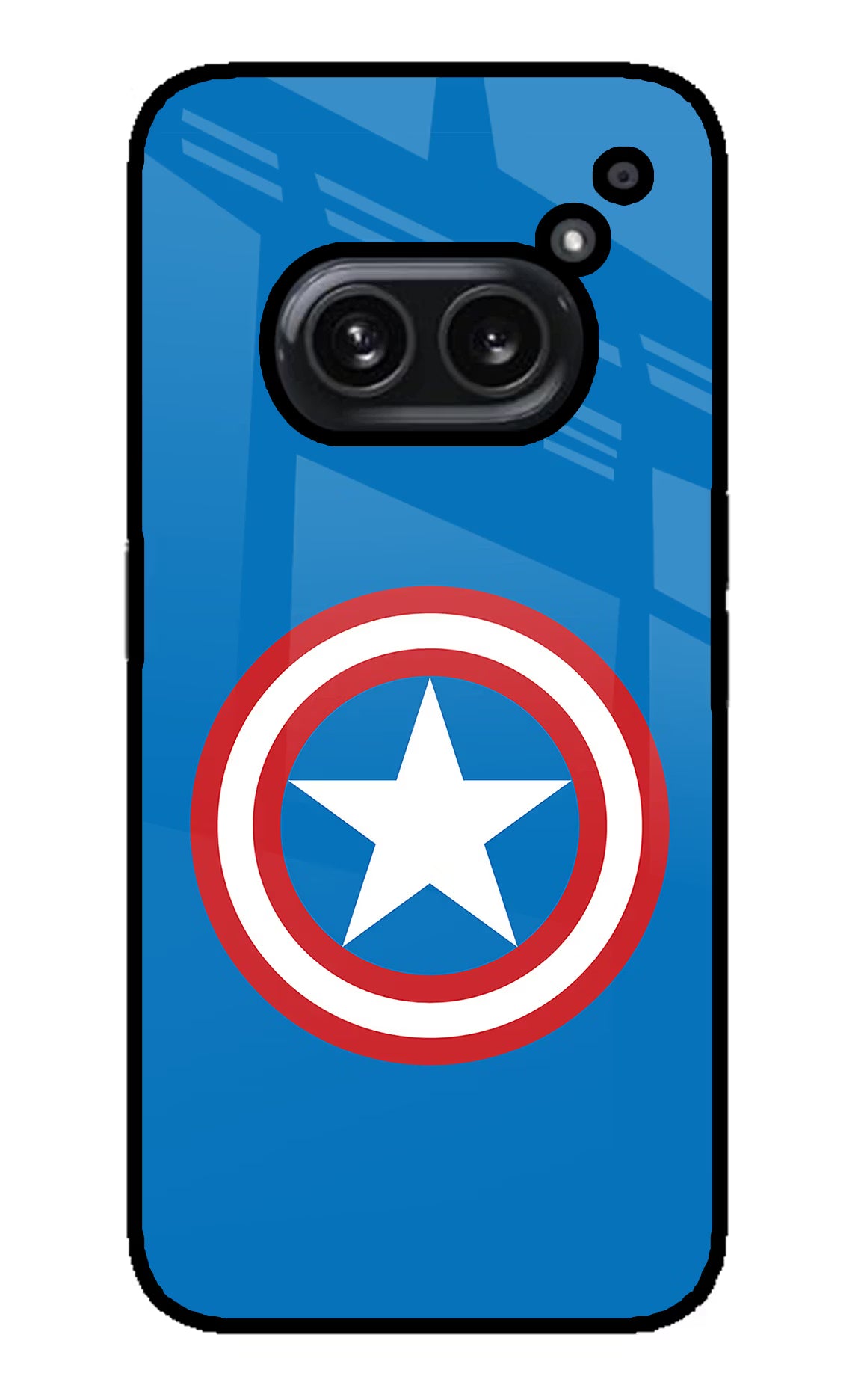 Captain America Logo Nothing Phone 2A Plus Glass Case