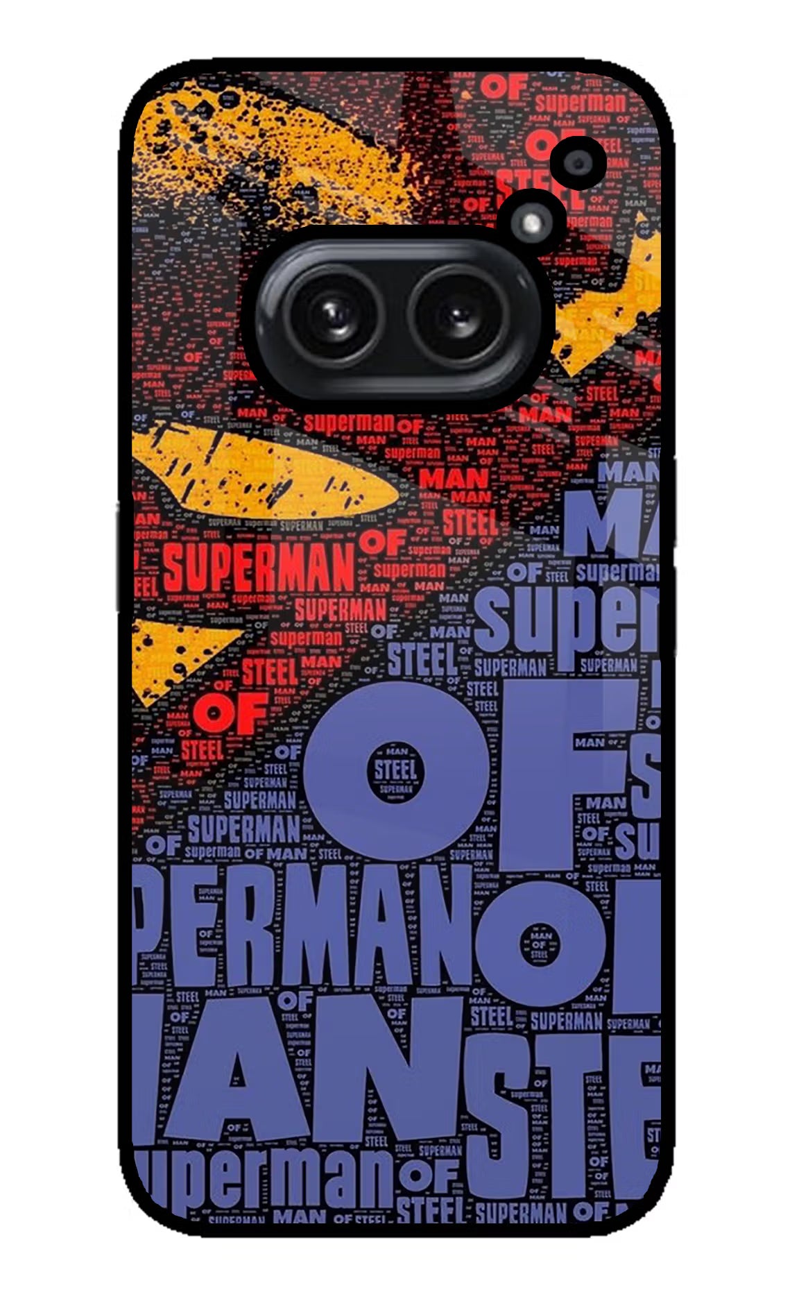 Superman Nothing Phone 2A Plus Glass Case Back Cover by Casekaro