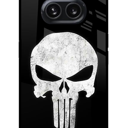 Punisher Skull Nothing Phone 2A Plus Glass Case