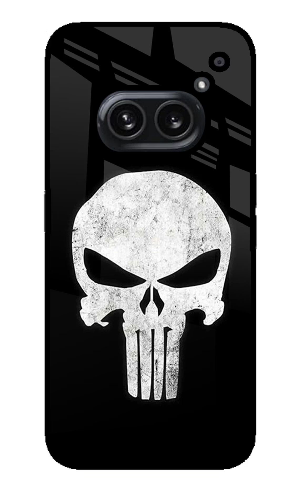 Punisher Skull Nothing Phone 2A Plus Glass Case
