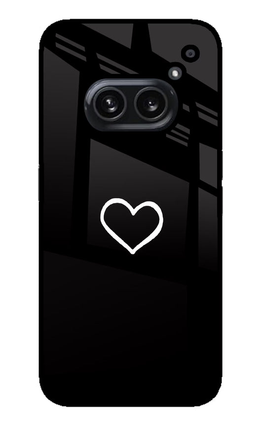 Heart Nothing Phone 2A Plus Glass Case