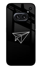 Paper Plane White Nothing Phone 2A Plus Glass Case