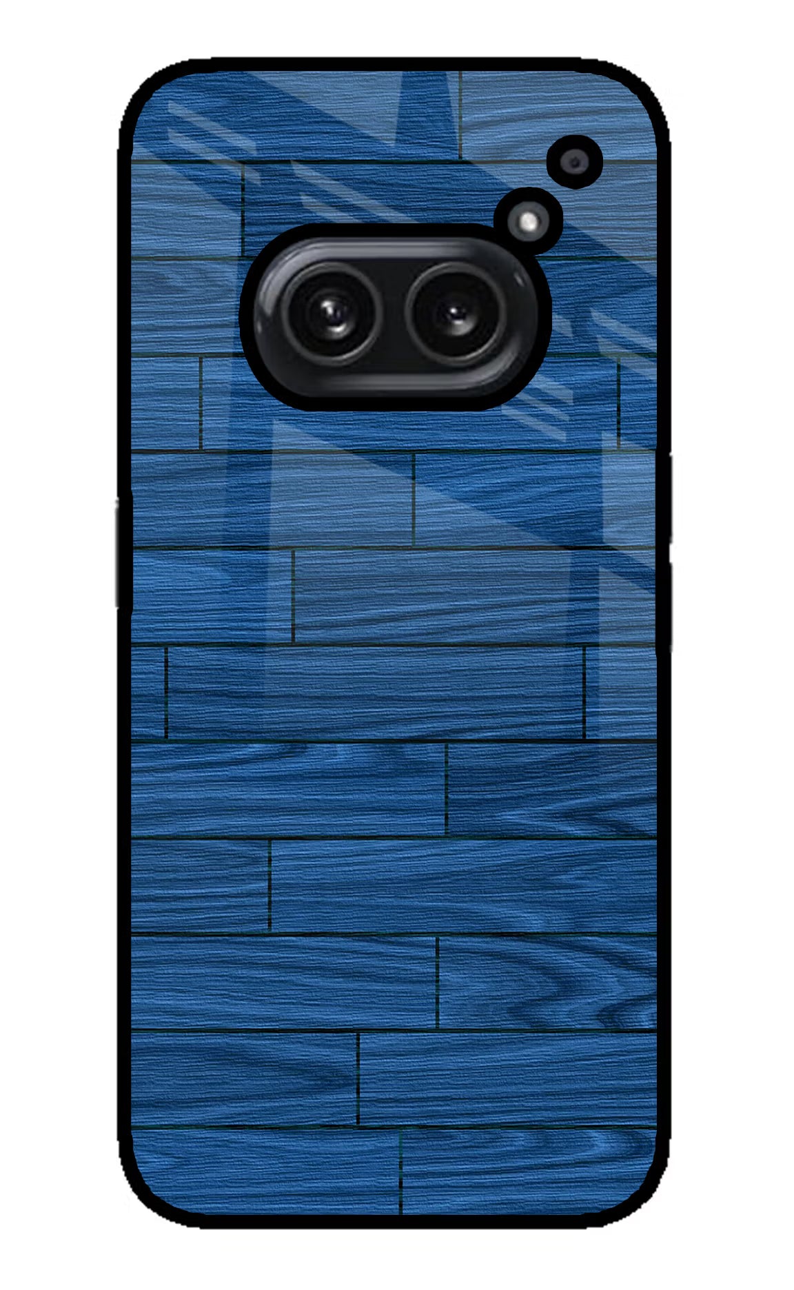 Wooden Texture Nothing Phone 2A Plus Glass Case Back Cover by Casekaro