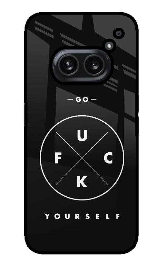 Go Fuck Yourself Nothing Phone 2A Plus Glass Case
