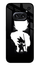 Goku Shadow Nothing Phone 2A Plus Glass Case Back Cover by Casekaro