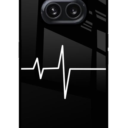 Heart Beats Nothing Phone 2A Plus Glass Case
