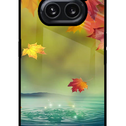 Flowers Nothing Phone 2A Plus Glass Case Back Cover by Casekaro