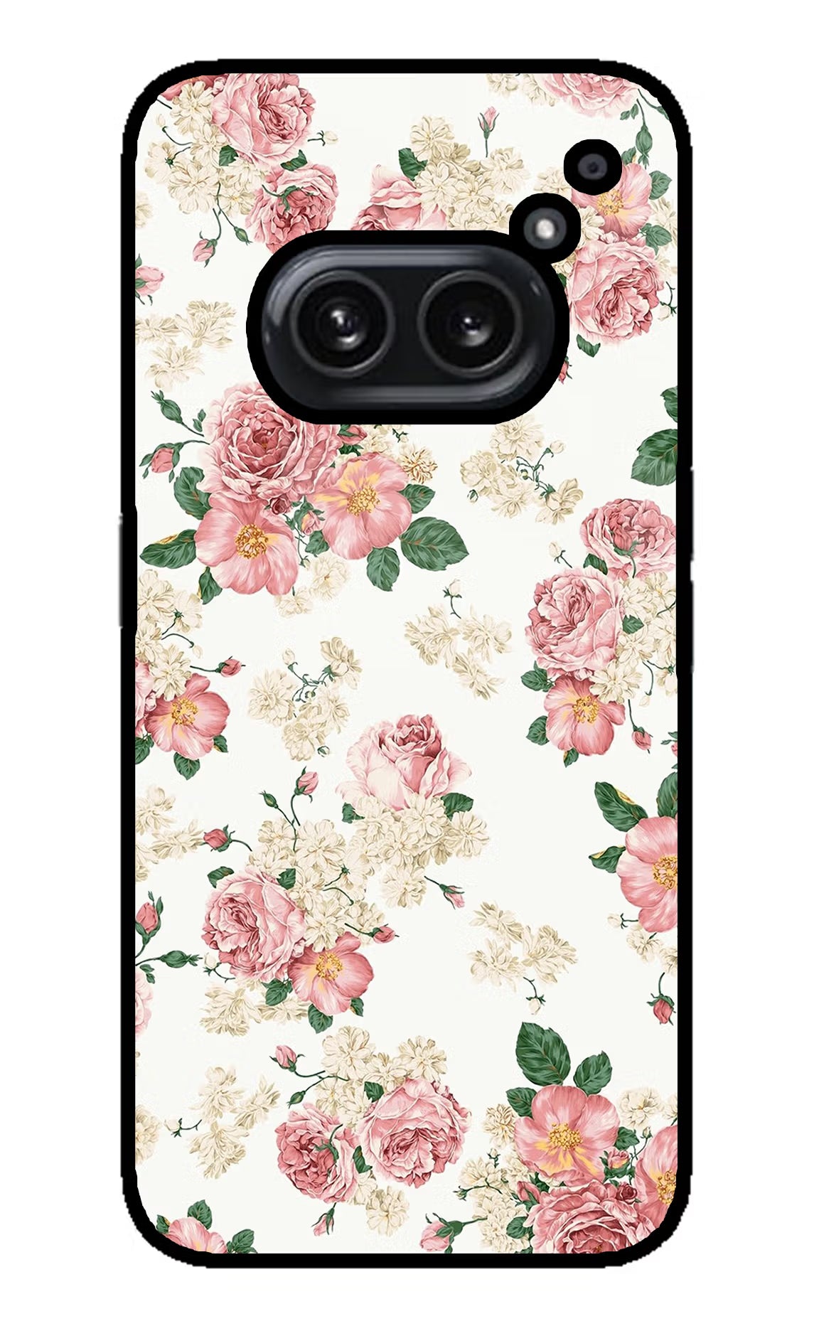 Flowers Nothing Phone 2A Plus Glass Case Back Cover by Casekaro