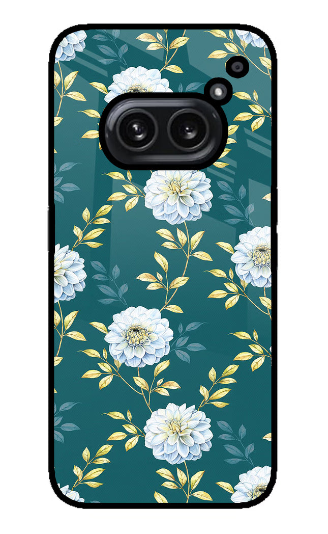 Flowers Nothing Phone 2A Plus Glass Case