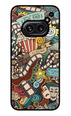 Cinema Abstract Nothing Phone 2A Plus Glass Case