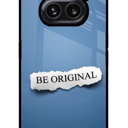 Be Original Nothing Phone 2A Plus Glass Case Back Cover by Casekaro