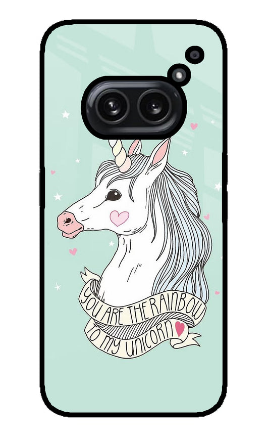 Unicorn Wallpaper Nothing Phone 2A Plus Glass Case