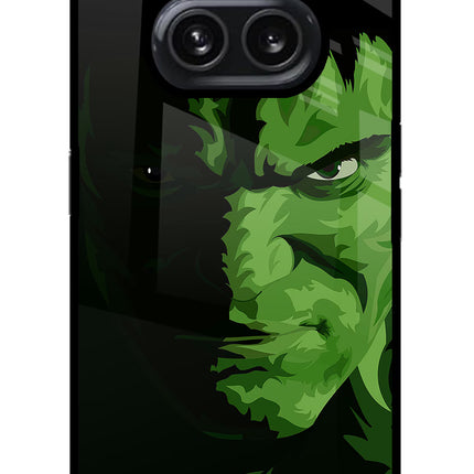 HULK Nothing Phone 2A Plus Glass Case Back Cover by Casekaro