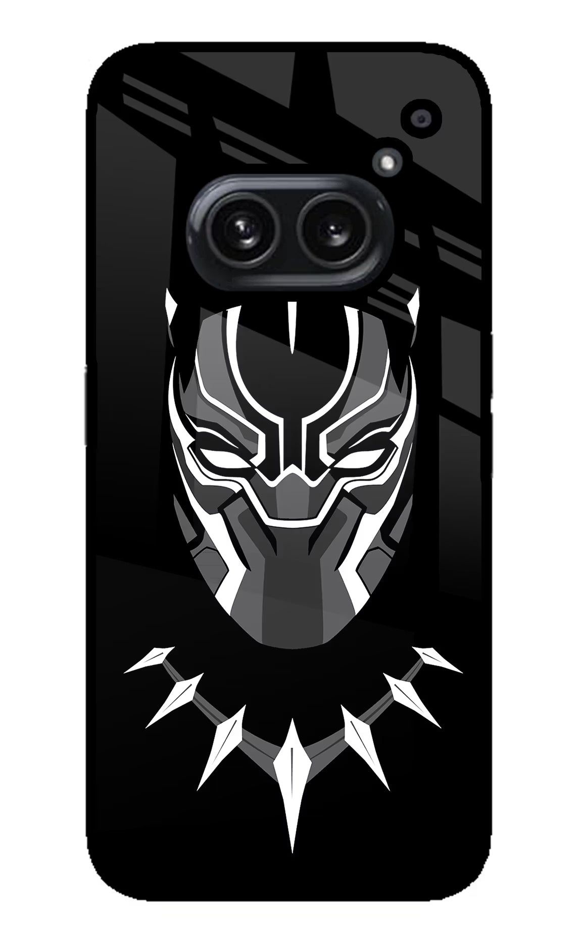 Black Panther Nothing Phone 2A Plus Glass Case