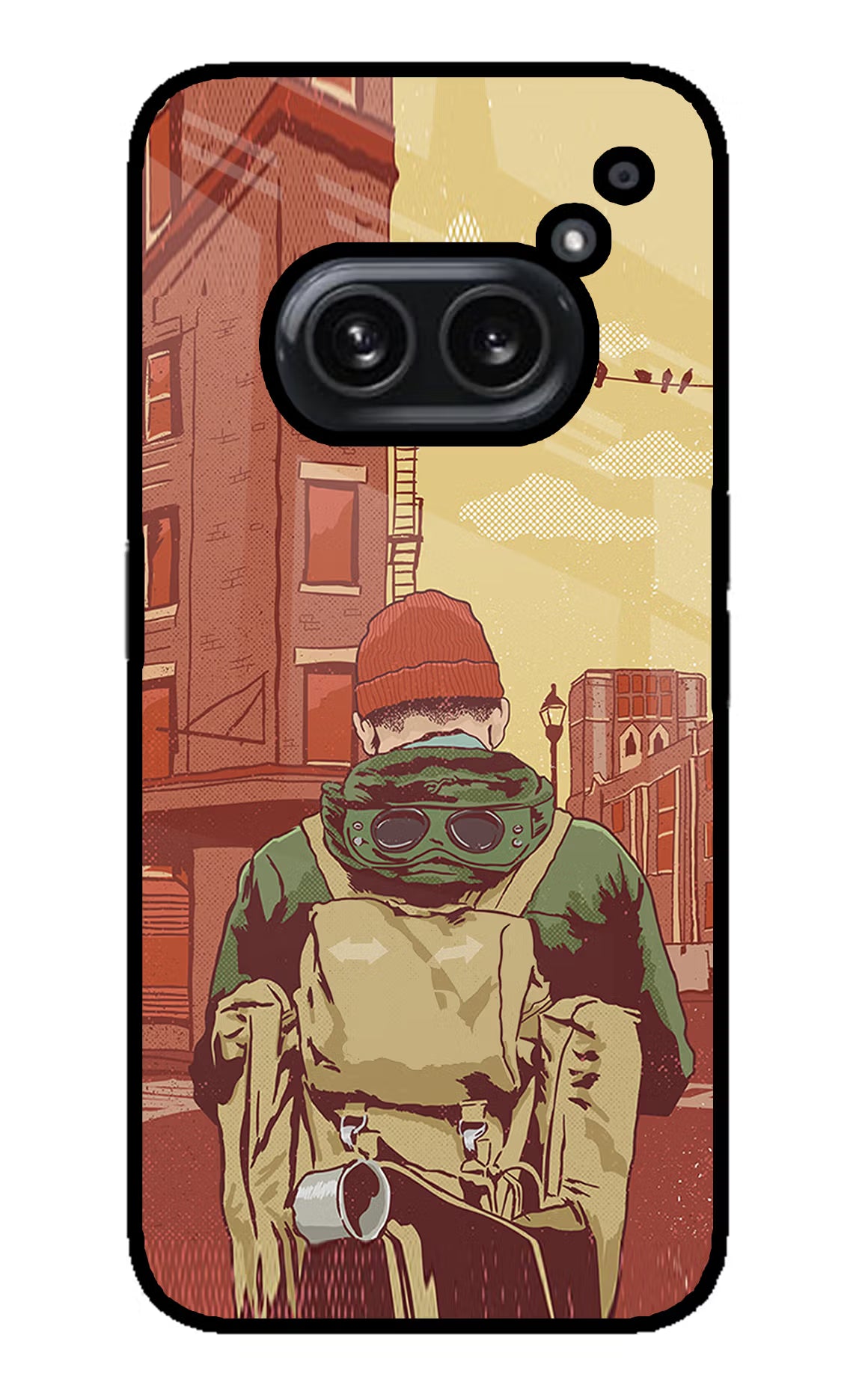Adventurous Nothing Phone 2A Plus Glass Case Back Cover by Casekaro