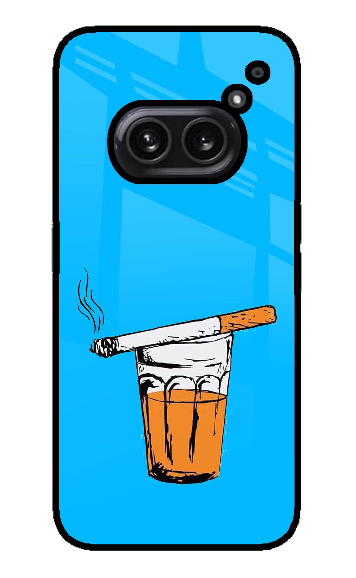 Chai Sutta Nothing Phone 2A Plus Glass Case Back Cover by Casekaro