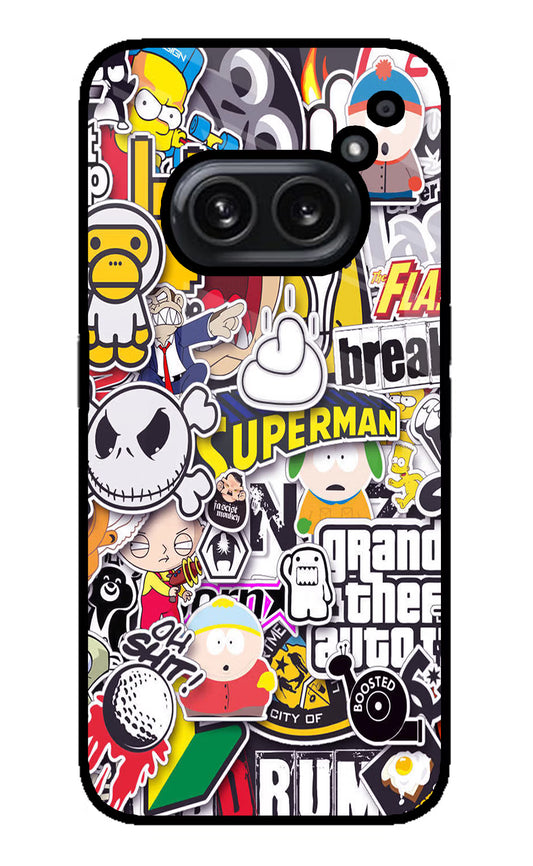 Sticker Bomb Nothing Phone 2A Plus Glass Case