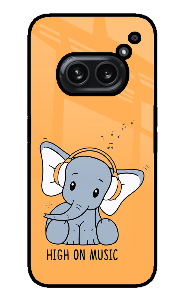High On Music Nothing Phone 2A Plus Glass Case