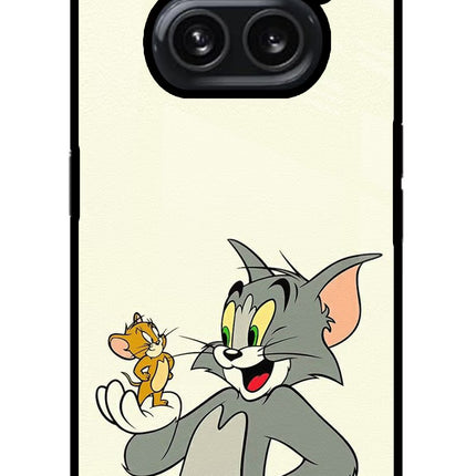 Tom & Jerry Nothing Phone 2A Plus Glass Case Back Cover by Casekaro