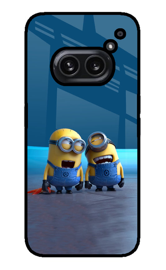 Minion Laughing Nothing Phone 2A Plus Glass Case