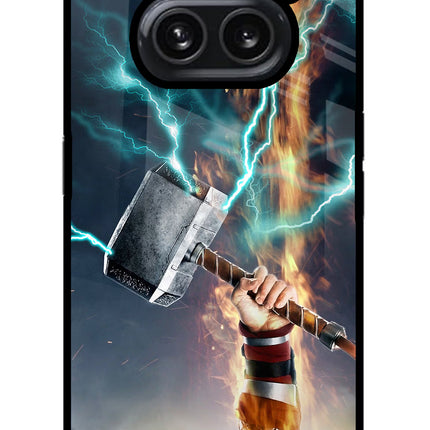 Thor Hammer Mjolnir Nothing Phone 2A Plus Glass Case