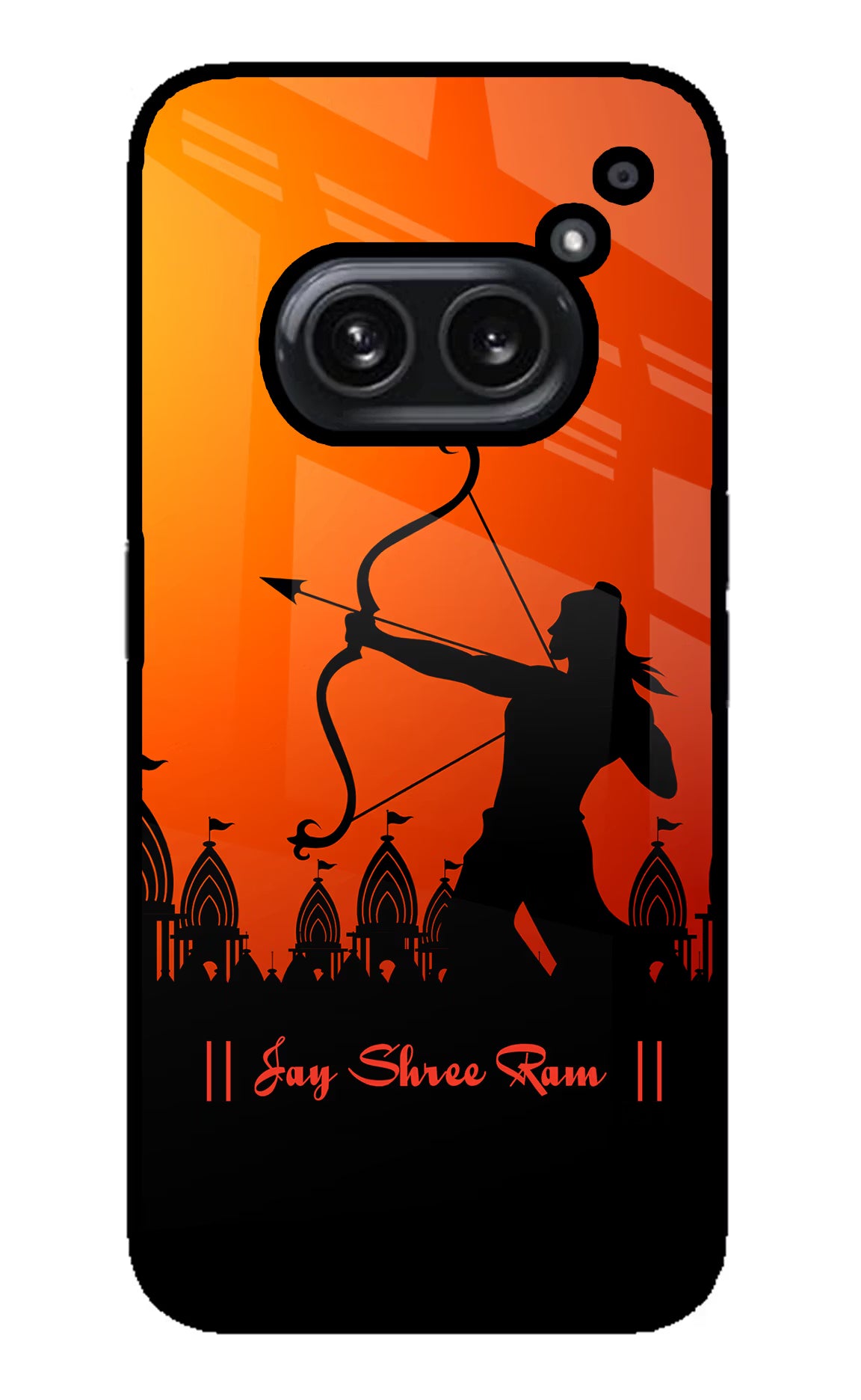 Lord Ram - 4 Nothing Phone 2A Plus Glass Case Back Cover by Casekaro
