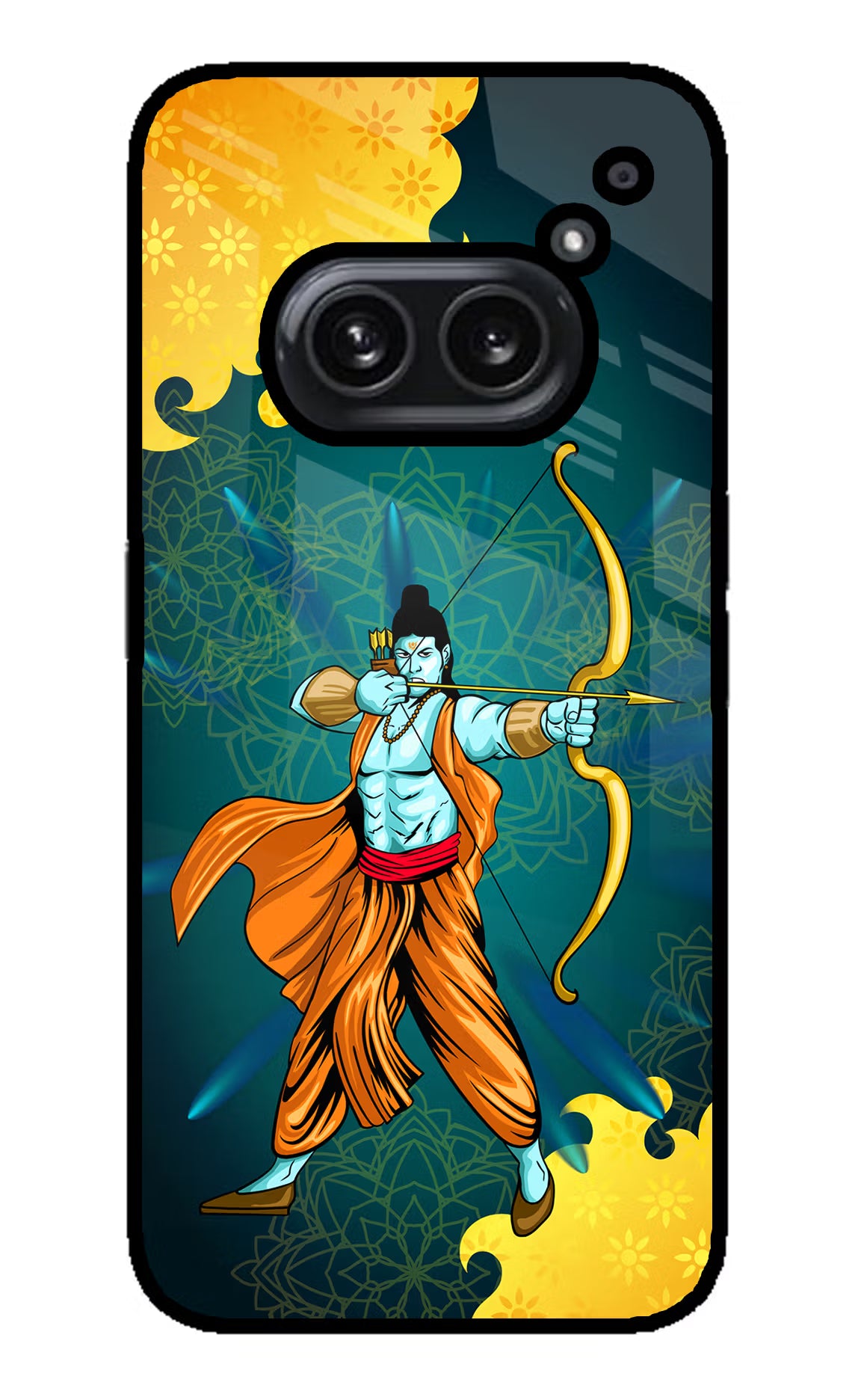 Lord Ram - 6 Nothing Phone 2A Plus Glass Case Back Cover by Casekaro