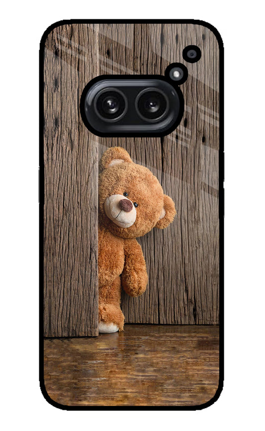 Teddy Wooden Nothing Phone 2A Plus Glass Case
