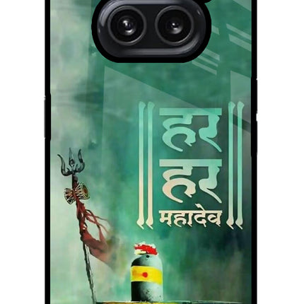 Har Har Mahadev Shivling Nothing Phone 2A Plus Glass Case