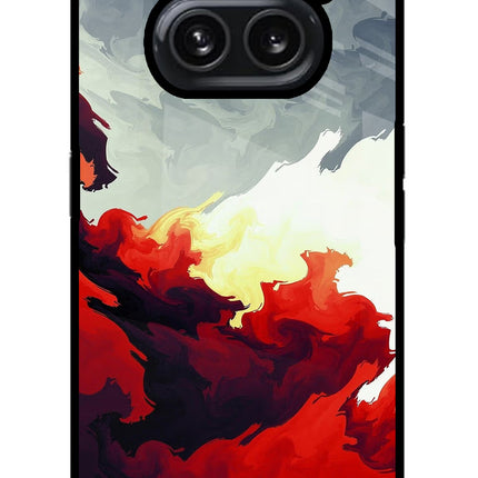 Fire Cloud Nothing Phone 2A Plus Glass Case