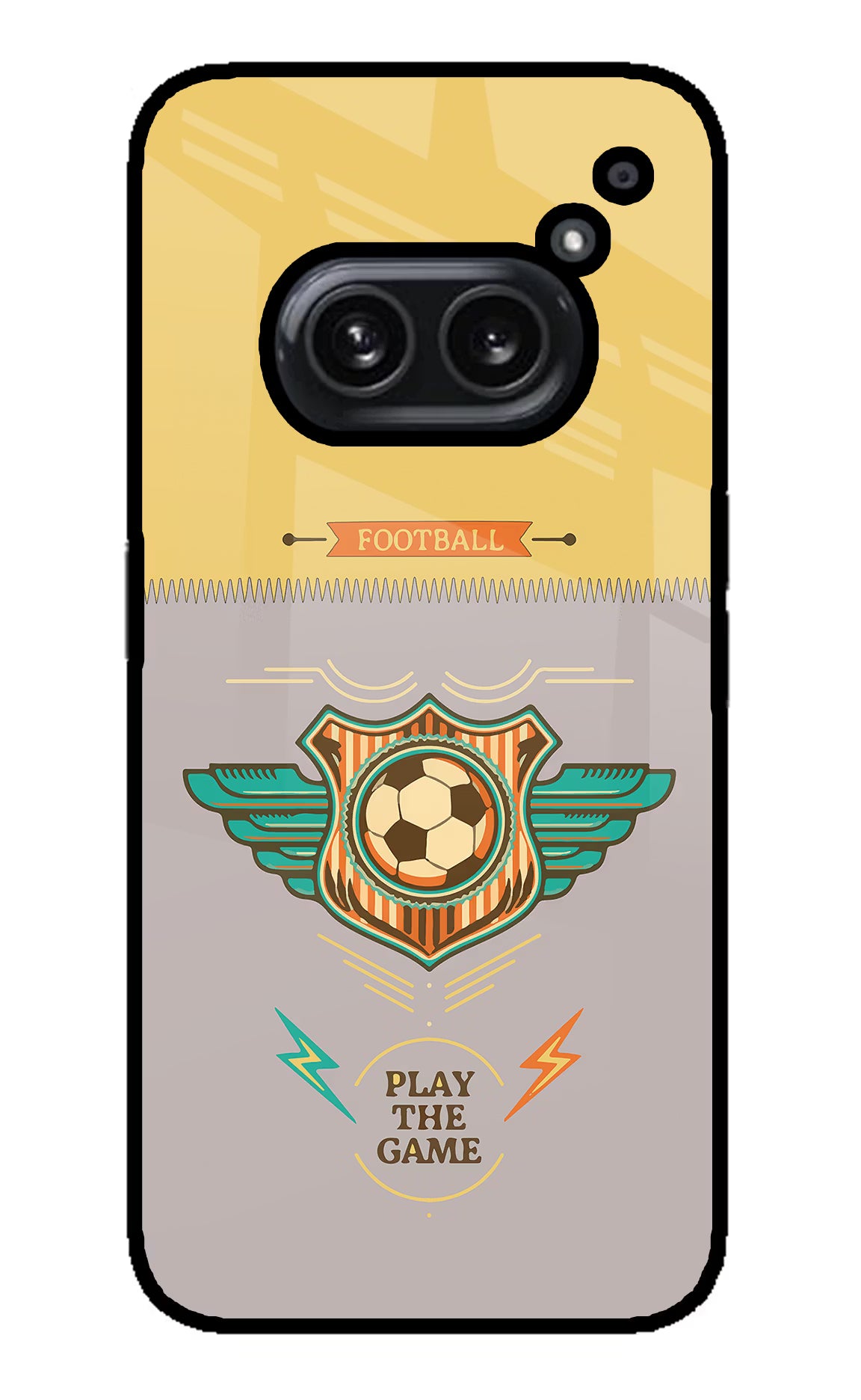 Football Nothing Phone 2A Plus Glass Case Back Cover by Casekaro