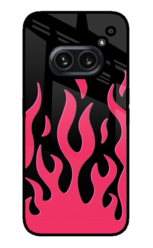 Fire Flames Nothing Phone 2A Plus Glass Case
