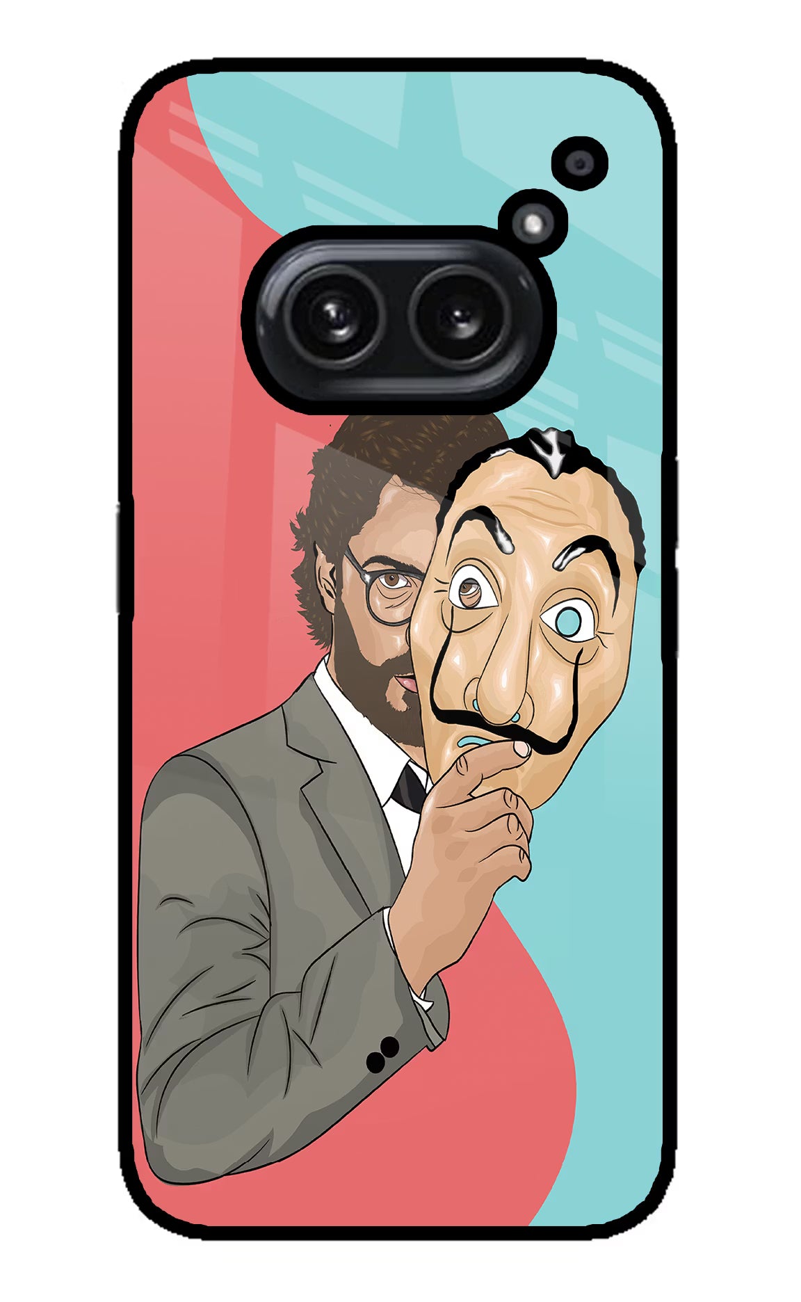 Professor Nothing Phone 2A Plus Glass Case Back Cover by Casekaro