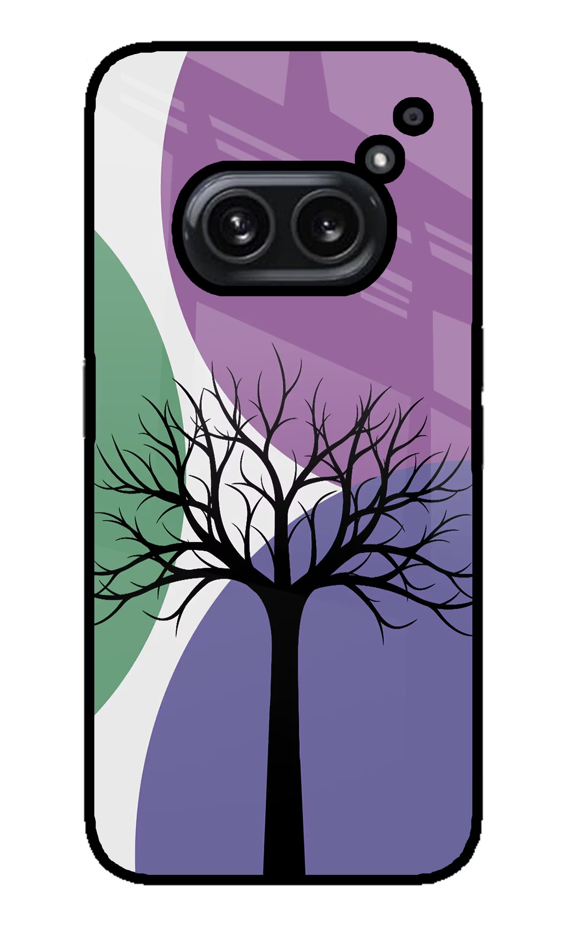 Tree Art Nothing Phone 2A Plus Glass Case Back Cover by Casekaro