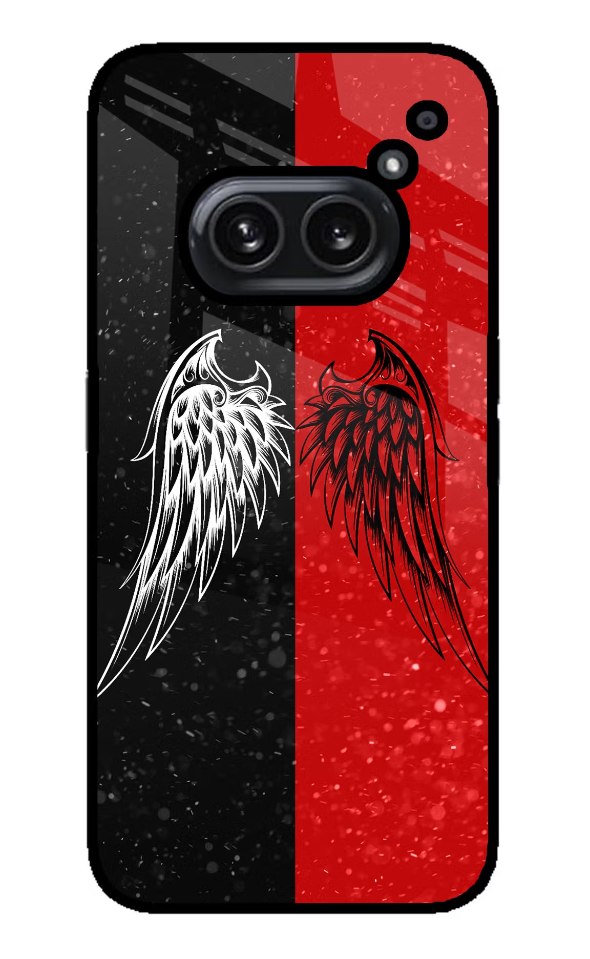 Wings Nothing Phone 2A Plus Glass Case Back Cover by Casekaro