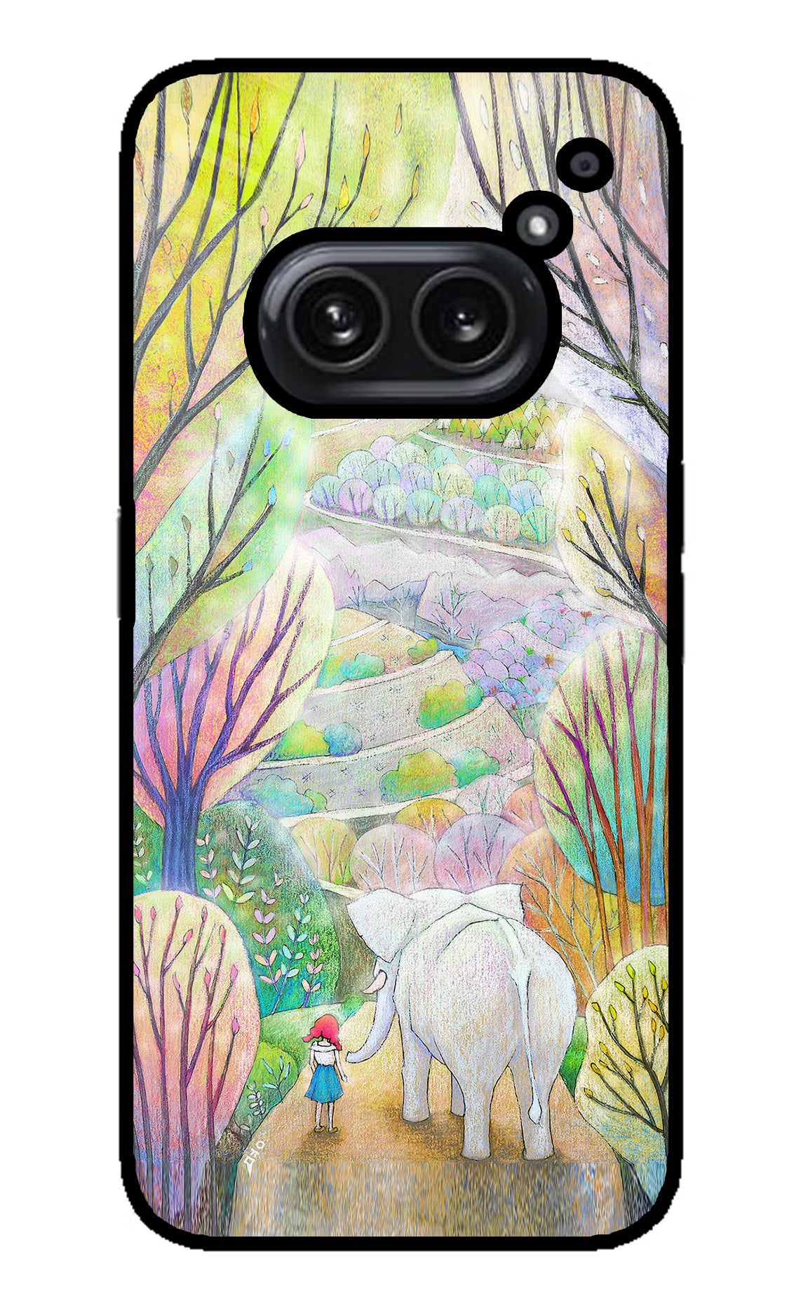 Nature Painting Nothing Phone 2A Plus Glass Case