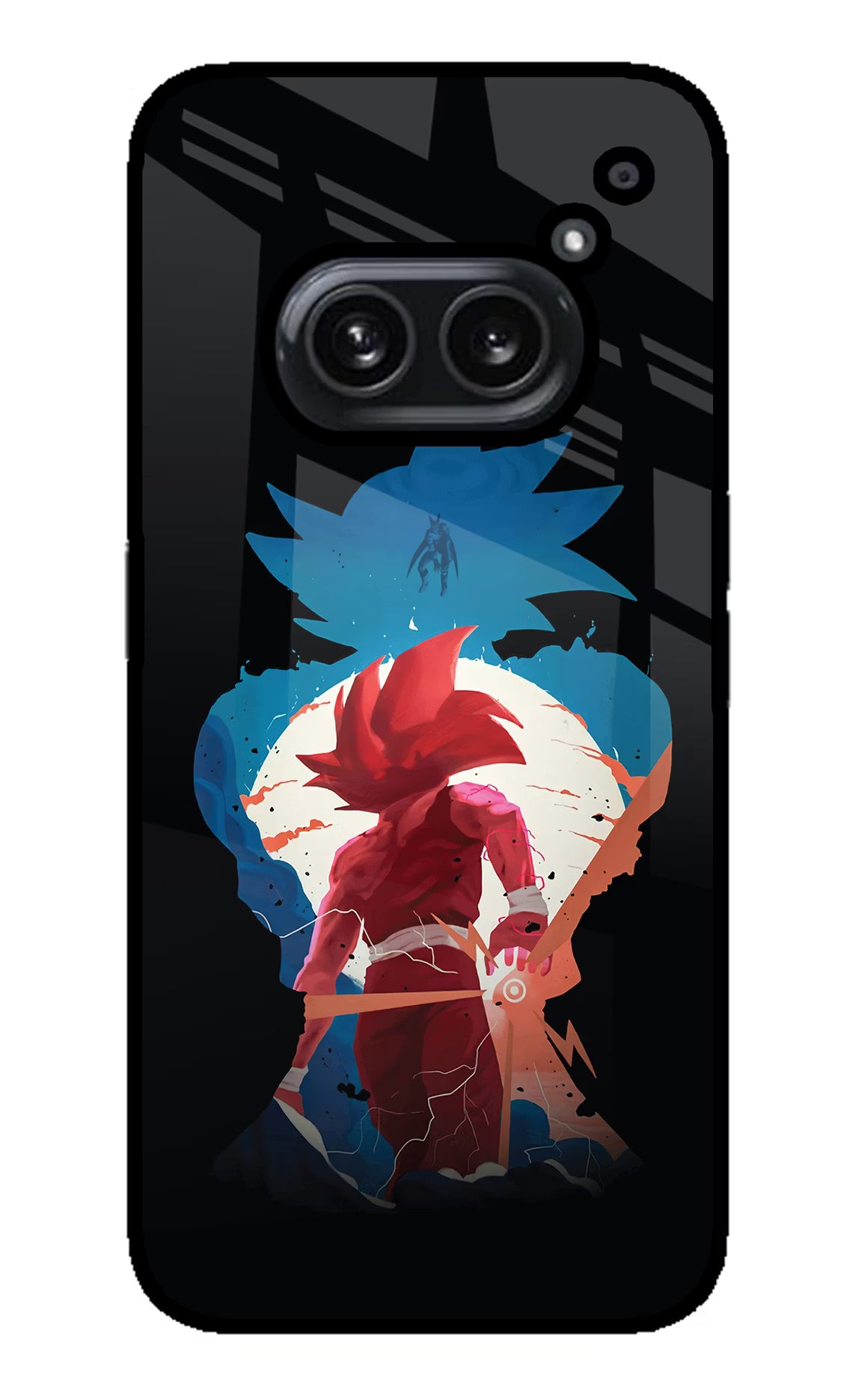 Goku Nothing Phone 2A Plus Glass Case Back Cover by Casekaro