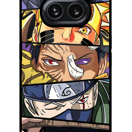 Naruto Character Nothing Phone 2A Plus Glass Case Back Cover by Casekaro