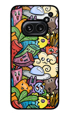 Veggie Doodle Nothing Phone 2A Plus Glass Case