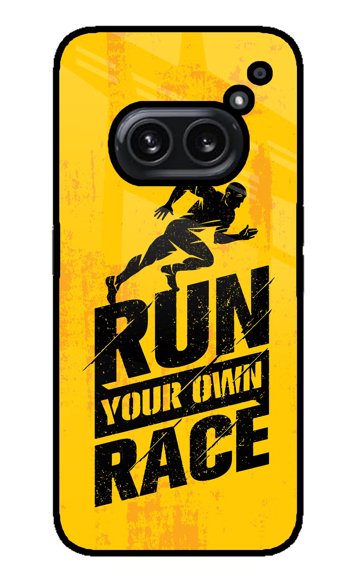 Run Your Own Race Nothing Phone 2A Plus Glass Case