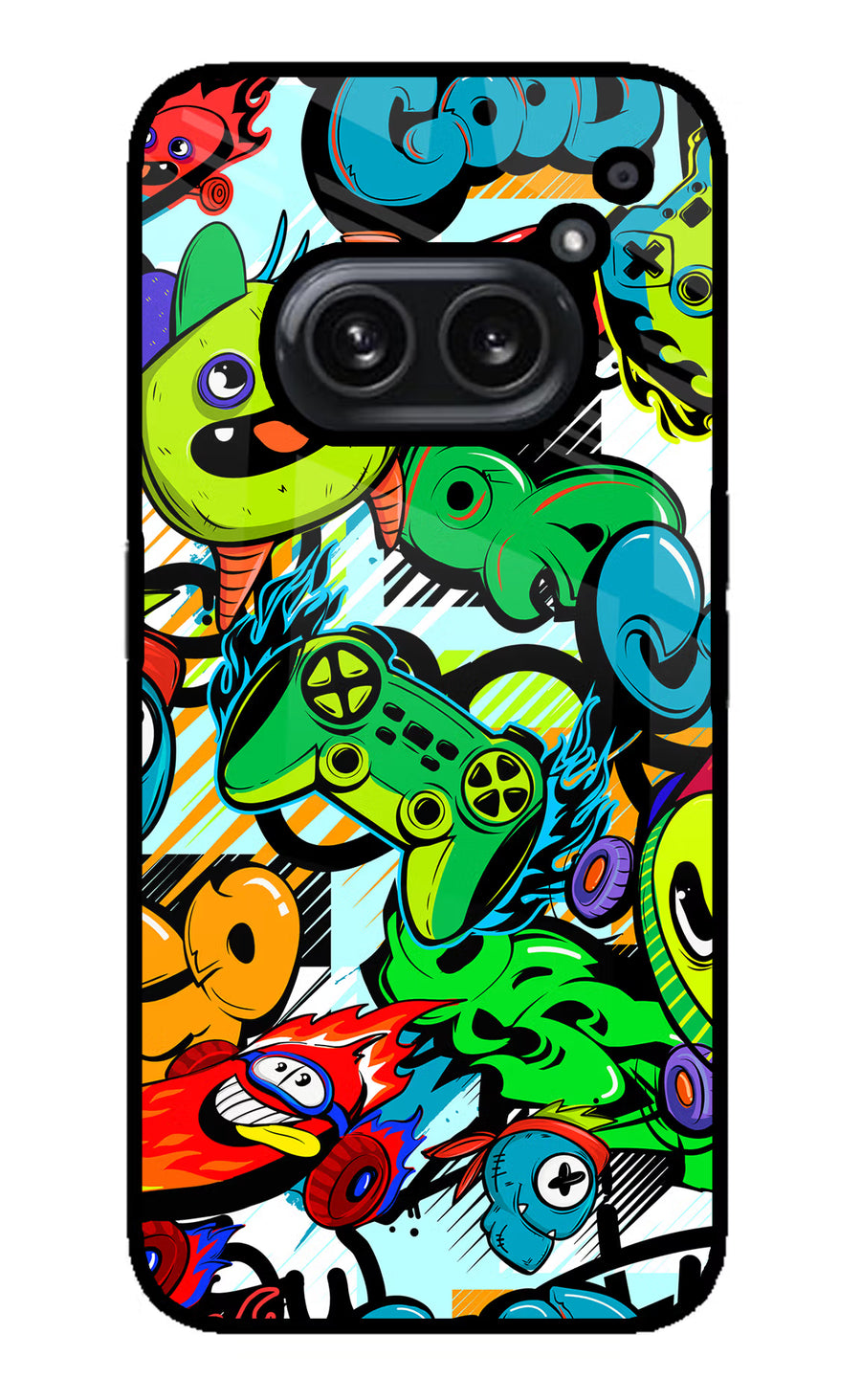 Game Doodle Nothing Phone 2A Plus Back Cover, Metal case